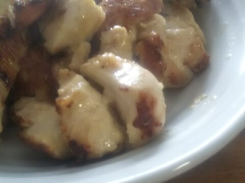 簡単。鶏胸のからしマヨネーズ焼き